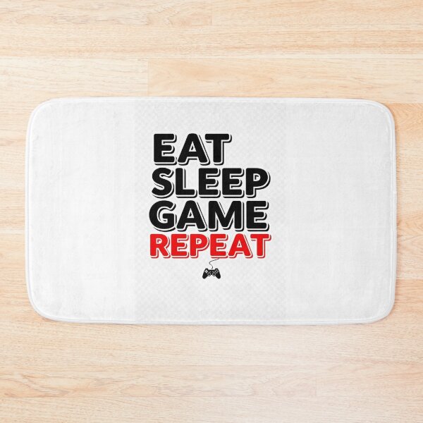 Item preview, Eat Sleep Game Repeat Bold Gamer Text Shirt designed and sold by Petringo.