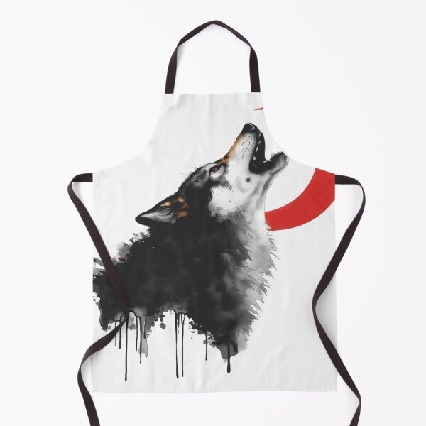Item preview, Wolf Howling at the Red Crescent Moon designed and sold by ItzLacarth.