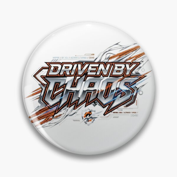 Item preview, Driven By Chaos Cyberpunk Racing Chrome Phonk Streetwear designed and sold by InspireByYou™.