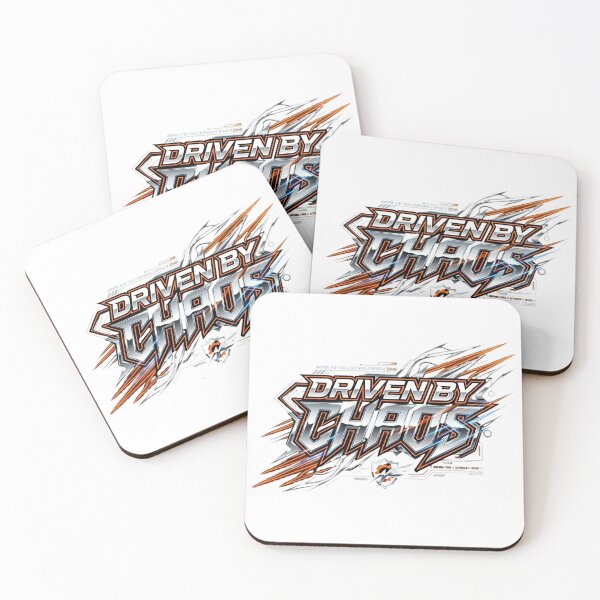 Item preview, Driven By Chaos Cyberpunk Racing Chrome Phonk Streetwear designed and sold by InspireByYou™.