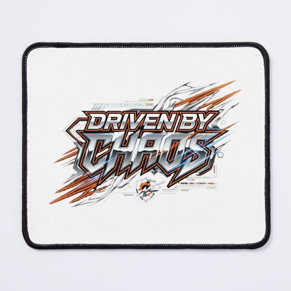 Item preview, Driven By Chaos Cyberpunk Racing Chrome Phonk Streetwear designed and sold by InspireByYou™.