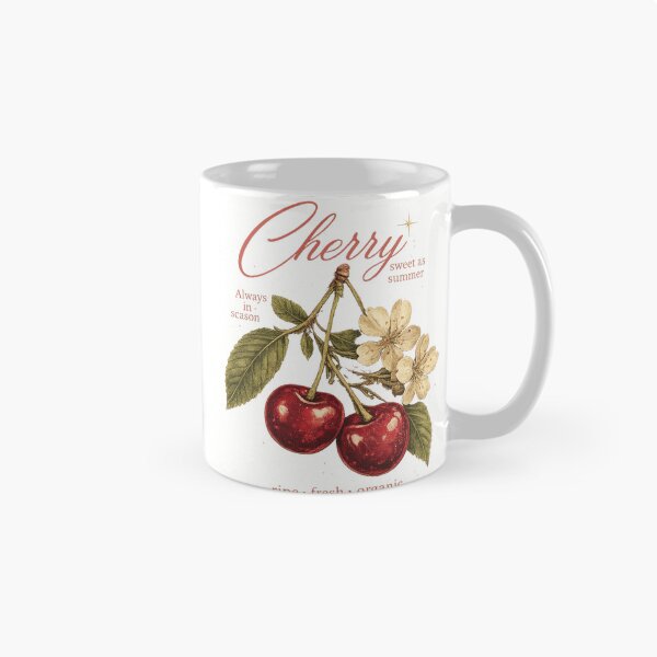 Item preview, Vintage Cherry Sweet As Summer Botanical Illustration designed and sold by ZENVIRART.