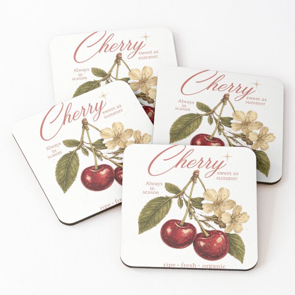 Item preview, Vintage Cherry Sweet As Summer Botanical Illustration designed and sold by ZENVIRART.