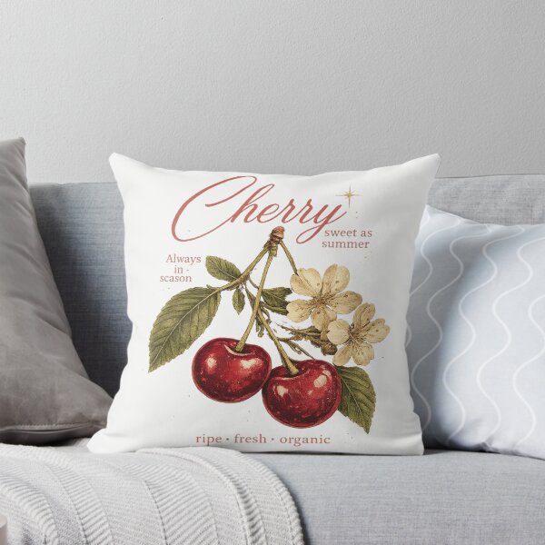 Item preview, Vintage Cherry Sweet As Summer Botanical Illustration designed and sold by ZENVIRART.