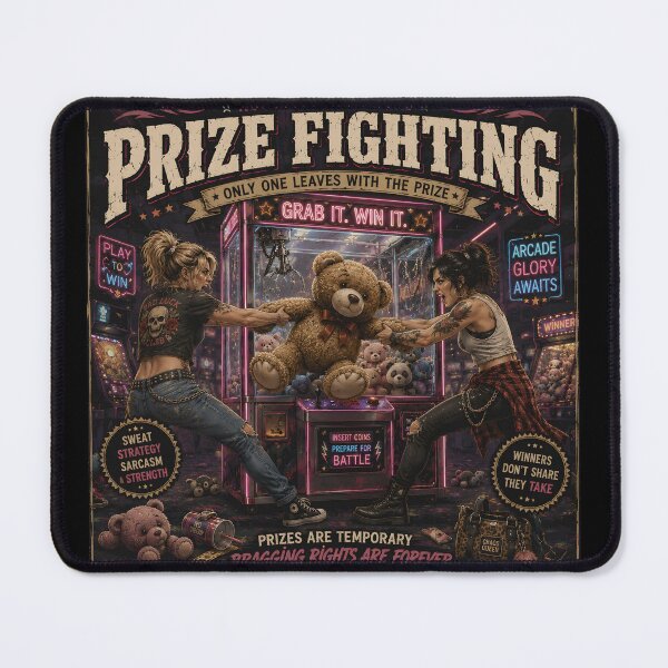 Item preview, Prize Fighting Teddy Girls Edition: Arcade Humour designed and sold by Hornace88studio .