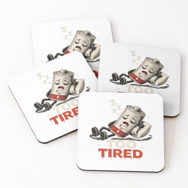 Item preview, Too Tired Shirt – Low Energy Aesthetic Tee designed and sold by DesignTeamHub.