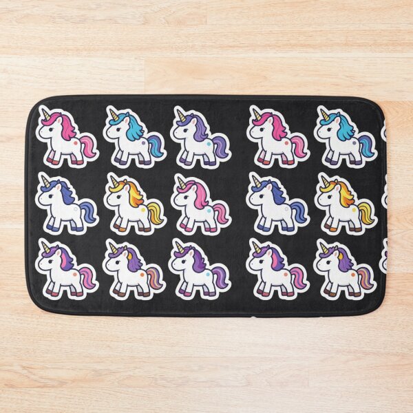Item preview, Cute Kawaii Unicorn Sticker Pack — 9 Colorful Unicorn Characters | Pastel Fantasy Animal Collection designed and sold by Yasmine Mohammed.