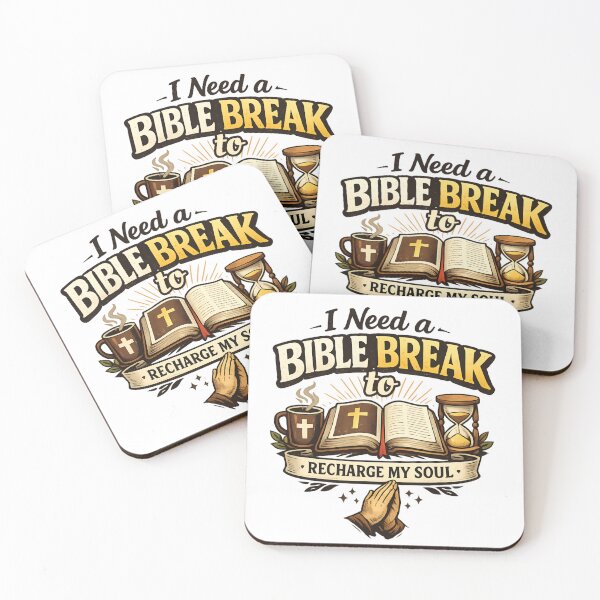 Item preview, I need a Bible Break to Recharge My Soul - Christian Faith  designed and sold by SidTastic .