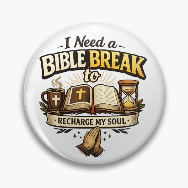 Item preview, I need a Bible Break to Recharge My Soul - Christian Faith  designed and sold by SidTastic .