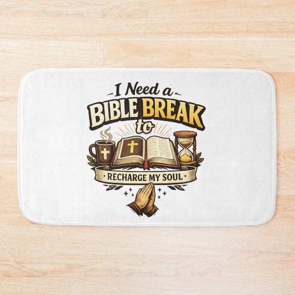 Item preview, I need a Bible Break to Recharge My Soul - Christian Faith  designed and sold by SidTastic .