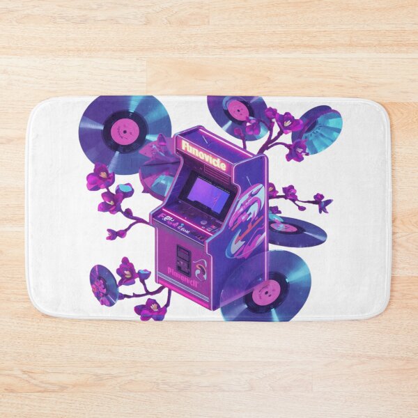 Item preview, Retro Arcade Machine and Vinyl Records Art designed and sold by ItzLacarth.