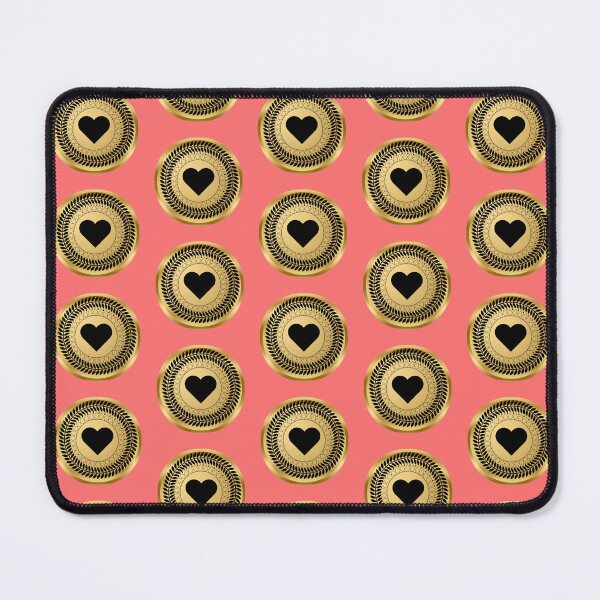 Item preview, Golden Heart Emblem | Luxury Minimalist Decorative Art designed and sold by Rawafi Art Studio.