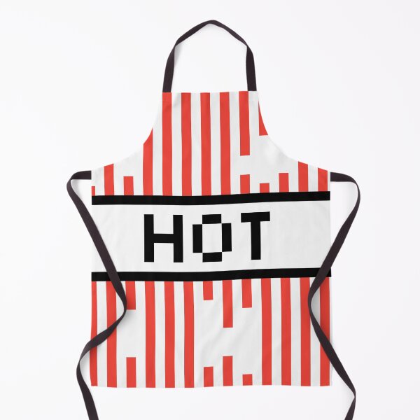 Item preview, HOT — Pixel Art Word | Retro 8-Bit Two-Tone Typography designed and sold by Mouremandier.