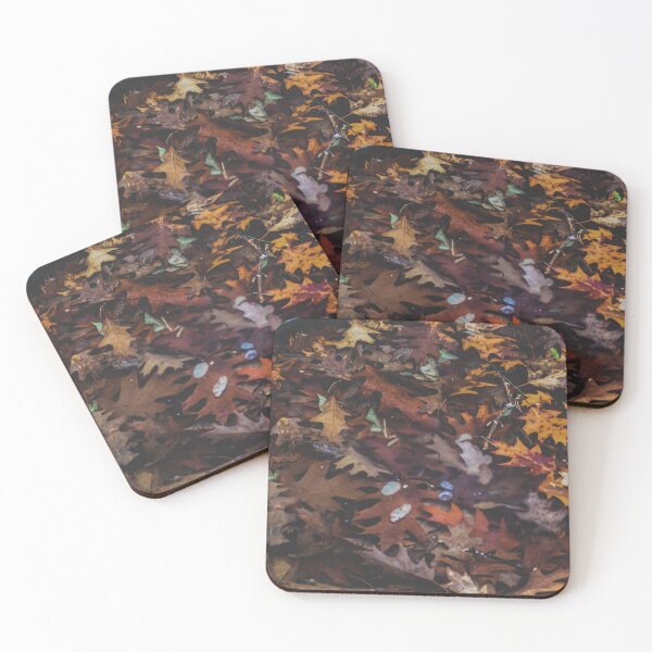 Item preview, Golden Autumn Leaves Floating on Water designed and sold by Apex_Visuals.