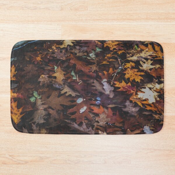 Item preview, Golden Autumn Leaves Floating on Water designed and sold by Apex_Visuals.