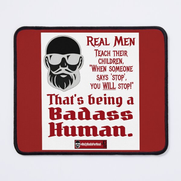 Item preview, Badass Human Consent (White) *More Colors Available in Collection designed and sold by OnlyDadsForReal.