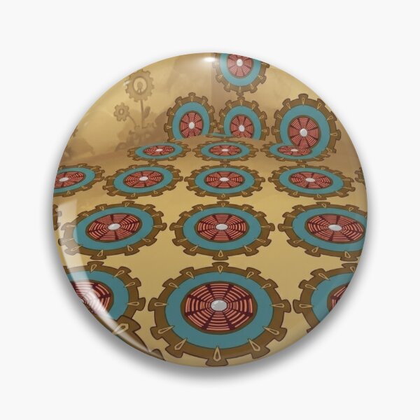 Item preview, Whimsical Steampunk Gear Mosaic Pattern designed and sold by AirCrayons27.
