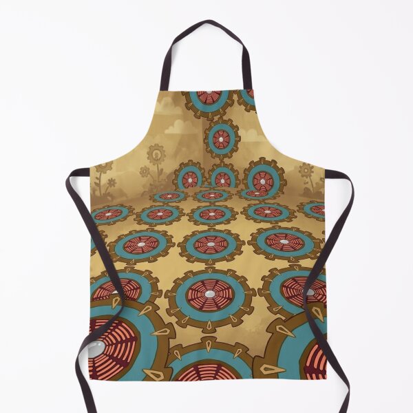 Item preview, Whimsical Steampunk Gear Mosaic Pattern designed and sold by AirCrayons27.