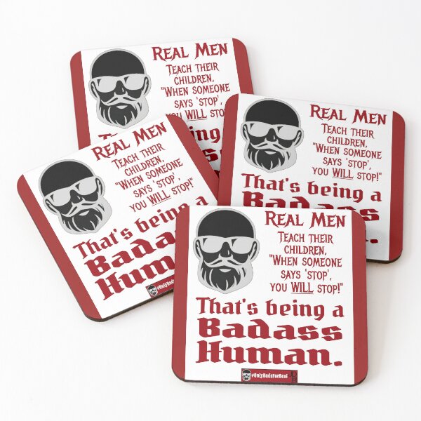 Item preview, Badass Human Consent (White) *More Colors Available in Collection designed and sold by OnlyDadsForReal.
