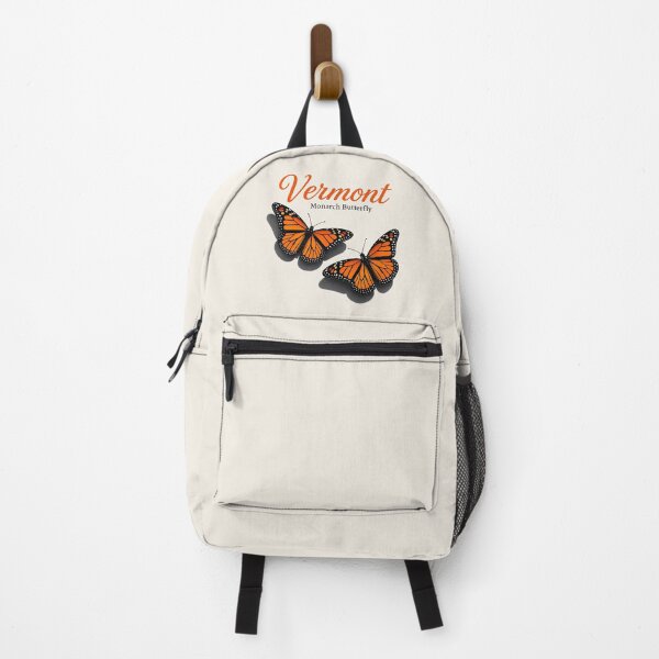 Item preview, Vermont Monarch Butterfly Retro Poster designed and sold by The-Drip-Studio.