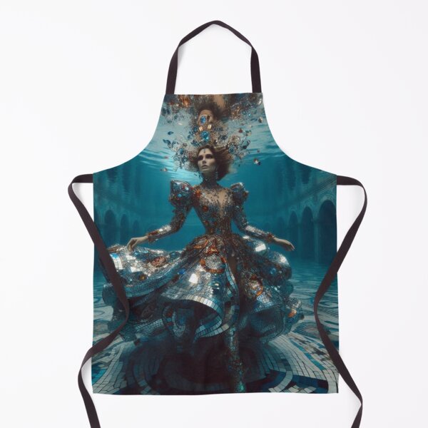 Item preview, Underwater Disco Queen Mirror Dress Atlantis Sci Fi Fantasy designed and sold by IRON SIREN.