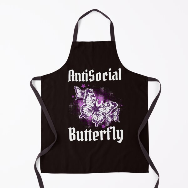Item preview, ANTI SOCIAL BUTTERFLY | SARCASTIC HUMOR SERIES — INTROVERT ENERGY EDITION designed and sold by WitLounge.