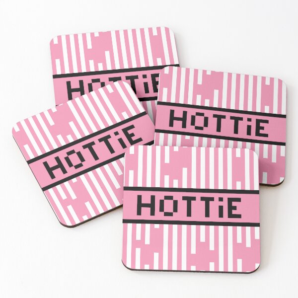 Item preview, HOTTIE — Pixel Art Word | Retro 8-Bit Two-Tone Typography designed and sold by Mouremandier.