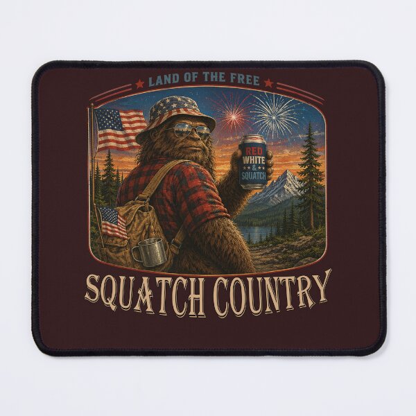 Item preview, Squatch Country Patriotic Bigfoot Retro Vintage Sasquatch designed and sold by tamdevo1.