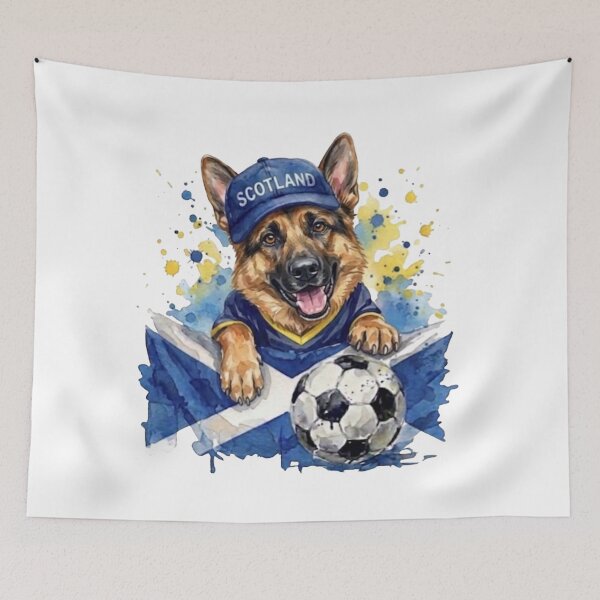 Item preview, German Shepherd World Cup Scotland Suppawter designed and sold by The Suppawters.