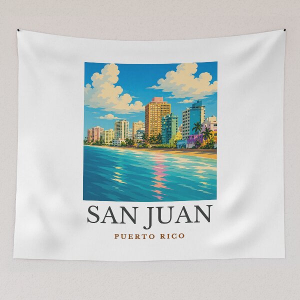 Item preview, San Juan - Puerto Rico designed and sold by GoodOldVintage.