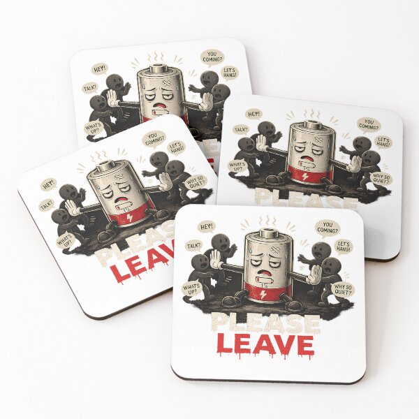 Item preview, Please Leave Shirt – Anti Social Funny Tee designed and sold by DesignTeamHub.