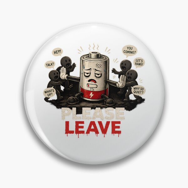 Item preview, Please Leave Shirt – Anti Social Funny Tee designed and sold by DesignTeamHub.