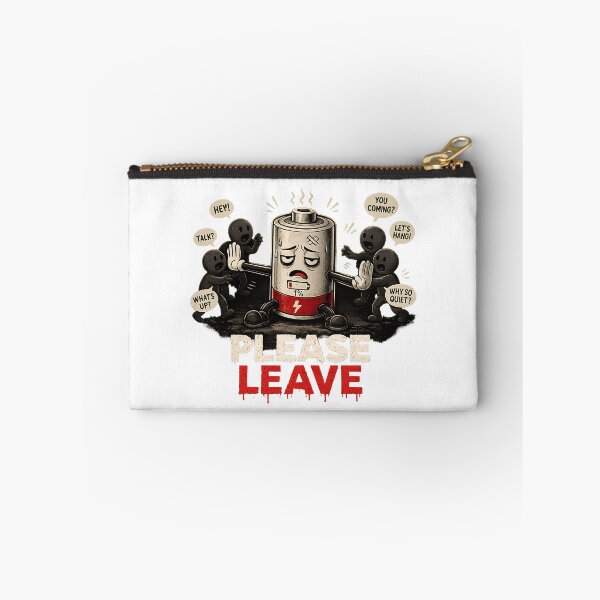 Item preview, Please Leave Shirt – Anti Social Funny Tee designed and sold by DesignTeamHub.