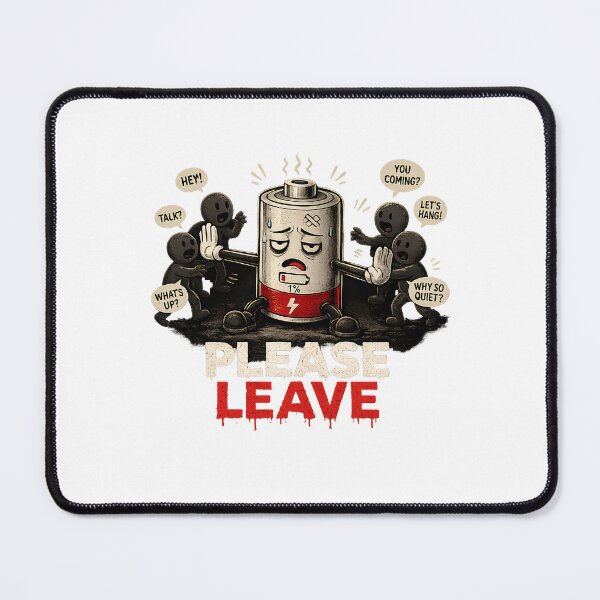 Item preview, Please Leave Shirt – Anti Social Funny Tee designed and sold by DesignTeamHub.