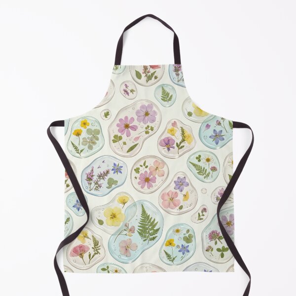Item preview, Rain Garden – Pressed Flower Puddle Pattern designed and sold by MoonwoodStudio.
