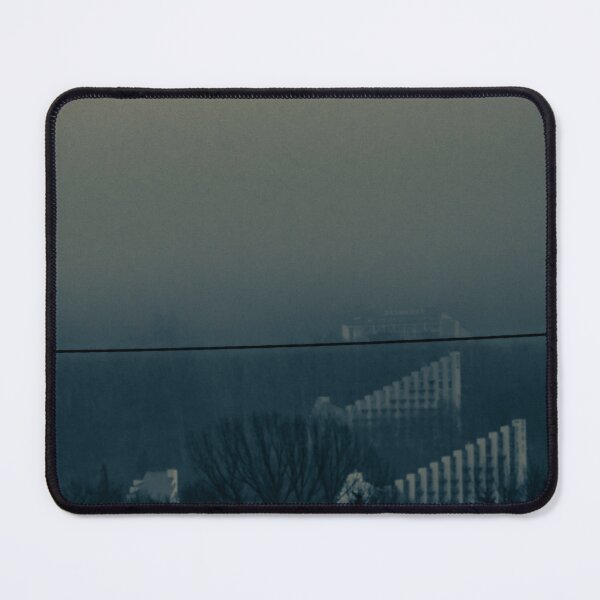 Item preview, Foggy Geometric Architecture: Moody Urban Landscape designed and sold by Apex_Visuals.