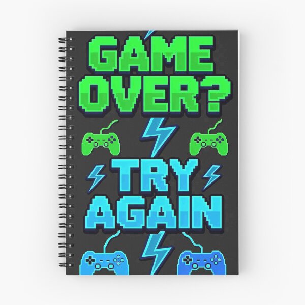 Item preview, Game Over Try Again Neon Arcade Gamer Tee designed and sold by Petringo.
