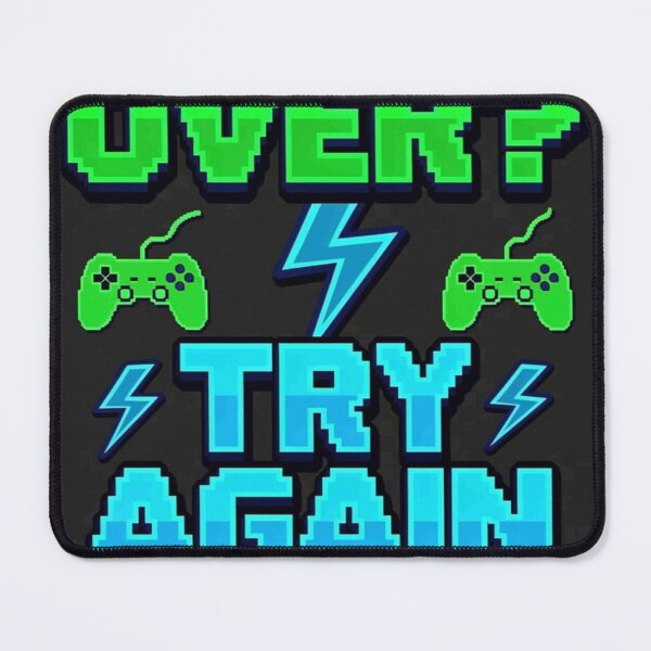Item preview, Game Over Try Again Neon Arcade Gamer Tee designed and sold by Petringo.