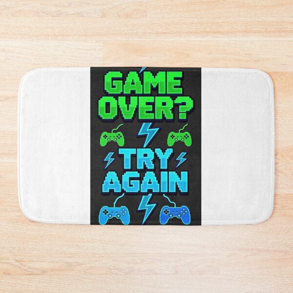 Item preview, Game Over Try Again Neon Arcade Gamer Tee designed and sold by Petringo.