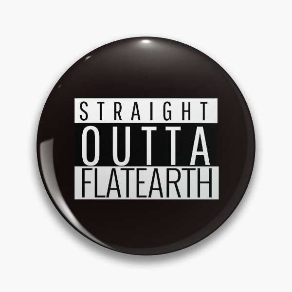 Item preview, STRAIGHT OUTTA  FLATEARTH | RETRO ERA HUMOR SERIES  —  OUTSIDE THE BOX EDITION designed and sold by WitLounge.