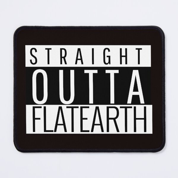 Item preview, STRAIGHT OUTTA FLATEARTH | RETRO ERA HUMOR SERIES — OUTSIDE THE BOX EDITION designed and sold by WitLounge.