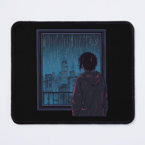 Item preview, 90s Vintage LoFi Anime Cyberpunk Rainy City Streetwear designed and sold by P4trick98.