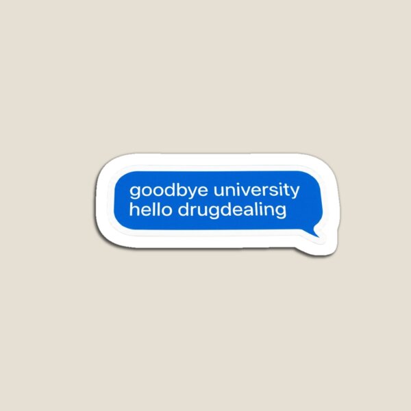 Item preview, Goodbye University Sticker designed and sold by StudioIzmir.