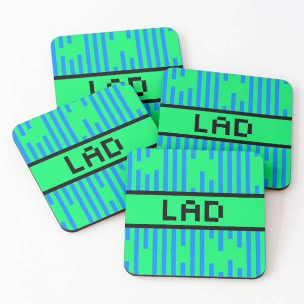 Item preview, LAD — Pixel Art Word | Retro 8-Bit Two-Tone Typography designed and sold by Mouremandier.