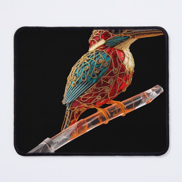 Item preview, Ornate Kingfisher Bird Filigree Art designed and sold by ItzLacarth.