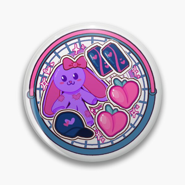 Item preview, Bisexual Pride Groceries Cart Top View Bowl Badge Pin & Sticker designed and sold by kylietora.