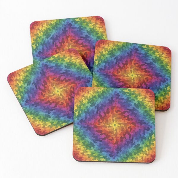 Item preview, Psychedelic Kaleidoscope Abstract Colorful Decor designed and sold by Swanny's Custom T-shirt and Gift Designs.
