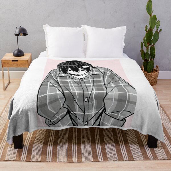 Item preview, Fashion - face man plaid shirt designed and sold by AnimeShin.