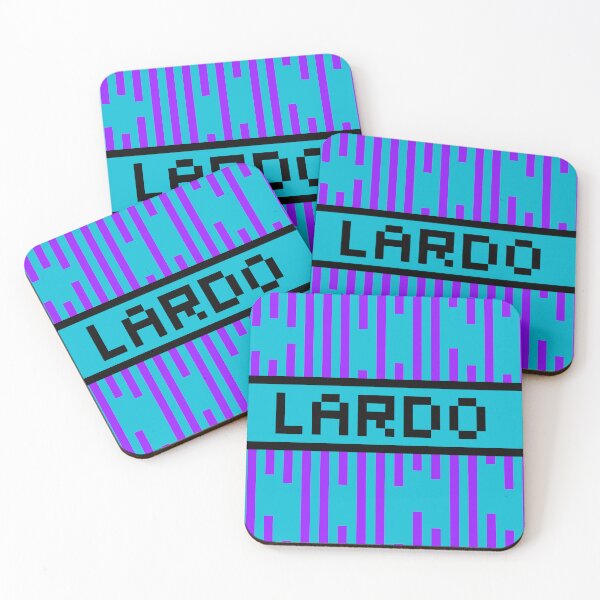 Item preview, LARDO — Pixel Art Word | Retro 8-Bit Two-Tone Typography designed and sold by Mouremandier.
