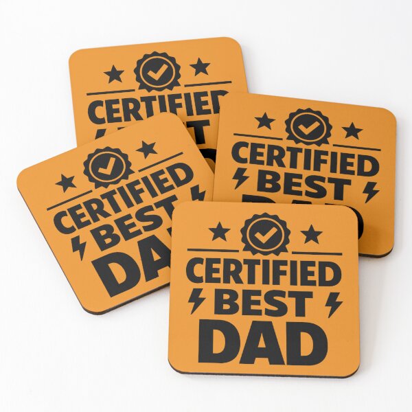 Item preview, Certified Best Dad – Bold Minimalist Father’s Day Design designed and sold by DesignHouse07.